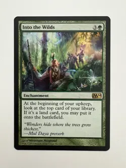 Into the Wilds MTG Magic the Gathering Card NM Near Mint M14 - Image 1