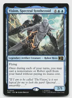 Vision, Spectral Synthezoid 644 Commander: Marvel Super Heroes MTG NM - Image 1