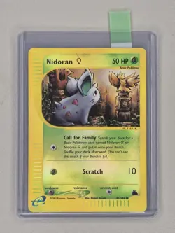 Pokemon TCG Nidoran 81/144 Reverse Holo Skyridge Card Mint - Image 1
