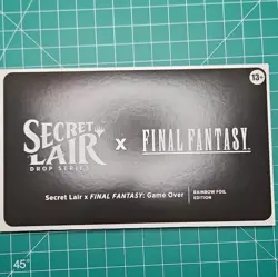 MTG - Secret Lair x Final Fantasy - Game Over (Rainbow Foil Edition) - Image 1