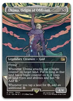 Ultima, Origin of Oblivion (Borderless) #324 (NM) Final Fantasy FIN Magic MTG - Image 1