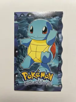 Topps 7/12 #7 Squirtle Die Cut Blue Label Pokemon Card - Image 1