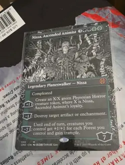 Nissa, Ascended Animist (Borderless) Phyrexia: All Will Be One Regular - Image 1