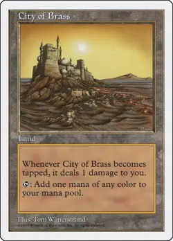 mtg City of Brass - Fifth Edition - Image 1