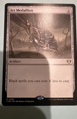 Jet Medallion Commander Masters Regular Mtg M/NM Rare - Image 1