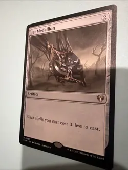 Jet Medallion Commander Masters Regular Mtg M/NM Rare - Image 3