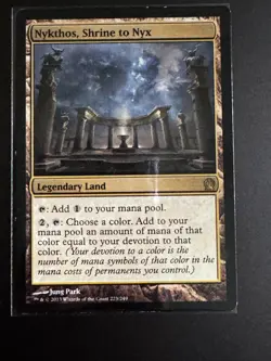 MTG - Nykthos, Shrine to Nyx - Theros- LP - Image 1