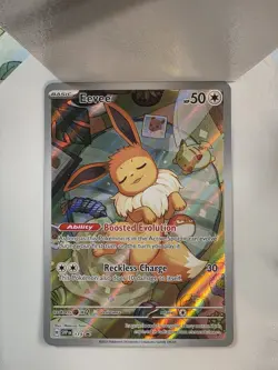 Pokemon TCG Eevee Prismatic Evolutions Black Star Promo Card ETB #173 - Image 1
