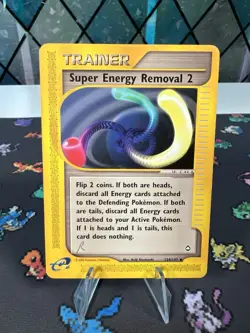 Super Energy Removal 2 #134 Aquapolis 2002 134/147 E-Reader Trainer Pokemon Card - Image 1