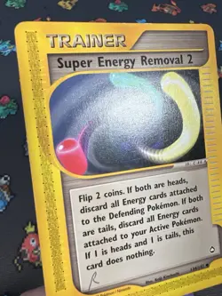 Super Energy Removal 2 #134 Aquapolis 2002 134/147 E-Reader Trainer Pokemon Card - Image 3