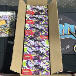 Pokemon TCG Mega Evolution Pitch Black Booster Display Box 36 Packs In Hand NEW - Image 3
