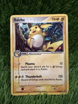 Raichu 12/108 Holo Rare Ex Power Keepers Pokemon Card - Image 1