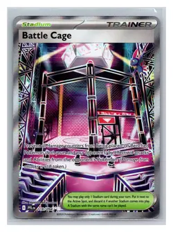 Battle Cage 116/094 Ultra Rare Phantasmal Flames Pokemon Holo Near Mint - Image 1