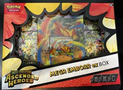 Pokemon TCG: ME Ascended Heroes Mega Emboar EX Factory Sealed Box - Image 1