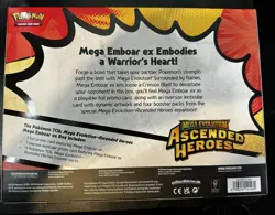 Pokemon TCG: ME Ascended Heroes Mega Emboar EX Factory Sealed Box - Image 2