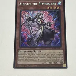Yugioh Aleister the Reminiscent CORI-EN015 Secret Rare 1st Edition NM - Image 1