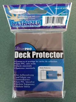 New Ultra Pro Deck Protector Sleeves Dungeon Black 50 Pack Yugioh/Small TCG NOS - Image 2