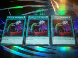 3x Called by the Grave 1st Edition Common L26D-ENX20 Yu-Gi-Oh! - Image 1