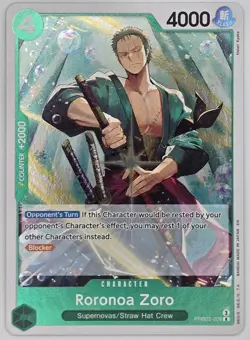 Roronoa Zoro PRB02-006 Rare Premium Booster -The Best- Vol. 2 One Piece Foil NM - Image 1