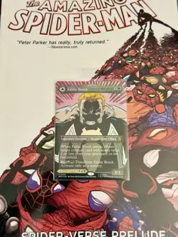Eddie Brock Venom 0233 Borderless Marvel Spider-Man MTG Foil Near Mint - Image 1