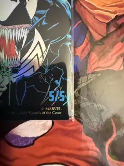 Eddie Brock Venom 0233 Borderless Marvel Spider-Man MTG Foil Near Mint - Image 4