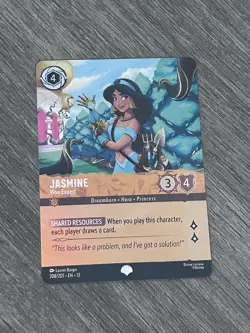 Disney Lorcana TCG Jasmine - Vine Expert 208/207 Epic Foil Attack Of The Vine - Image 1