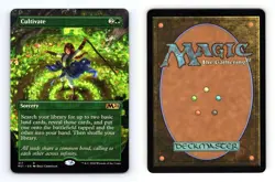 Cultivate #317 MTG Core 2021 Rare Borderless Showcase TCG Card - Image 1