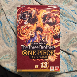 Bandai One Piece Card Game ST-13 Ultra Deck Three Brothers 50 Cards Bonus Pack - Image 1