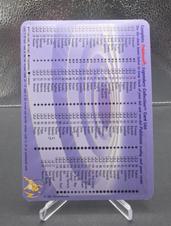 2002 Pokemon Legendary Collection Mewtwo Reverse Holo Box Topper Card #S4 Crease - Image 2