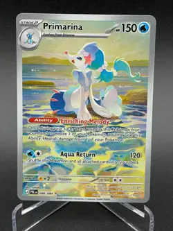 Primarina 088/084 Pitch Black Illustration Rare Pokemon Card NM - Image 1