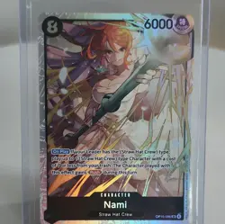 Bandai One Piece Card Game Nami OP15-086 Special Alt Art Foil ENG 6000 - Image 1