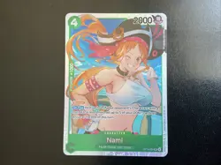 Bandai One Piece Card Game Nami Super Rare Alt Art Foil Character OP14-031 ENG - Image 1