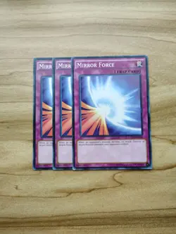 Yu-Gi-Oh! - Mirror Force 3x - Full Playset Of Cards - Image 1