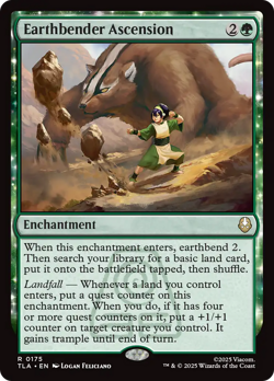 x1 Earthbender Ascension TLA Avatar MTG 175 M/NM 1x - Image 1