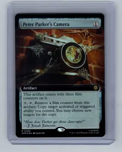 Magic the Gathering - Peter Parker's Camera (Extended Art) (SPM) (FOIL) #280 - Image 1