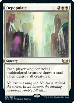 Foil - Depopulate - 10 / NM / English MTG - Image 1