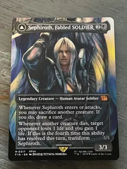 Sephiroth, Fabled SOLDIER (0317) (Borderless) - FINAL FANTASY (FIN) - EN M 0317 - Image 1