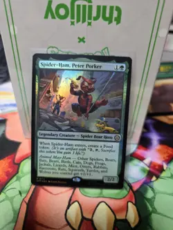 Spider-Ham, Peter Porker (Foil) - 0114 - Marvel's Spider-Man MTG - NM/M ShipsNow - Image 1