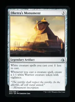 * * 1x Oketra's Monument x1 * * Amonkhet MTG NM Near Mint - Image 1