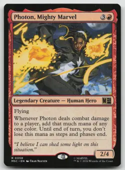 Photon, Mighty Marvel 58 Commander: Marvel Super Heroes Magic: The Gathering NM - Image 1