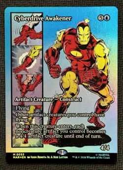 Cyberdrive Awakener (Borderless) Marvel Universe Eternal-Legal Foil - Image 1
