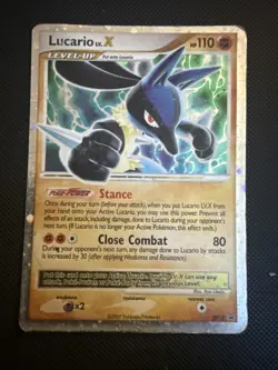 Pokemon TCG Lucario LV X Promo Holo Pokemon Promos Holo Promo Promo - Image 1