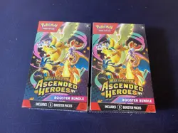 Pokemon TCG Mega Evolution Ascended Heroes Booster Box Bundle Lot 2 English - Image 1