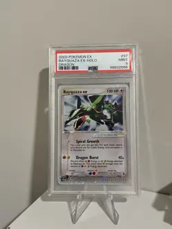 Rayquaza ex 97/97 Dragon Holo Ultra Rare English PSA 9 - Pokemon - Image 1