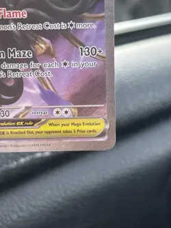 Mega Chandelure EX 115/084 Pitch Black Full Art Holo - Image 5