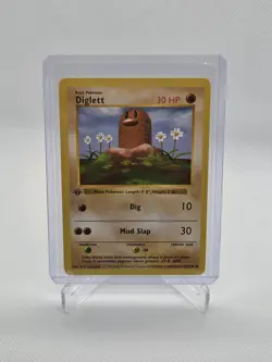 Pokemon TCG Diglett 047/102 Base Set (Shadowless) Regular 1st Edition - NM - Image 1