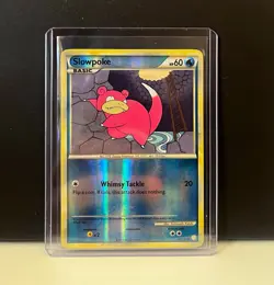 Slowpoke 81/123 HeartGold SoulSilver Common Reverse Holo English 60 HP 2010 - Image 1