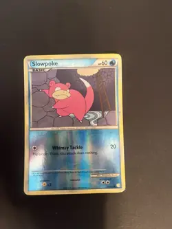 Slowpoke 81/123 HeartGold SoulSilver Common Reverse Holo English 60 HP 2010 - Image 3