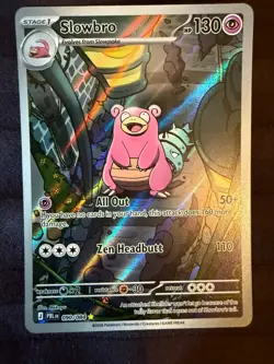 Pokemon pack fresh Slowbro 90/84 Illustration Rare Pitch Black NM - Image 1