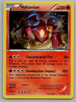 Volcanion XY164 Holo Promo XY Promo Pokemon Lightly Played - Image 1